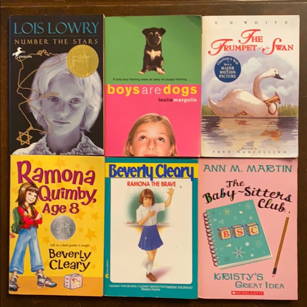 Set of 6 chapter books for ages 8-12